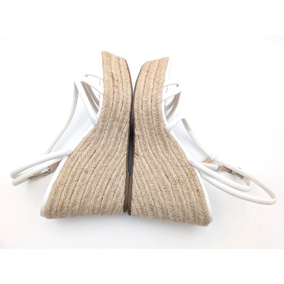 BP. Cohan Espadrille Platform Wedge Sandal Women's White Size US11 EU42 - Picture 5 of 11